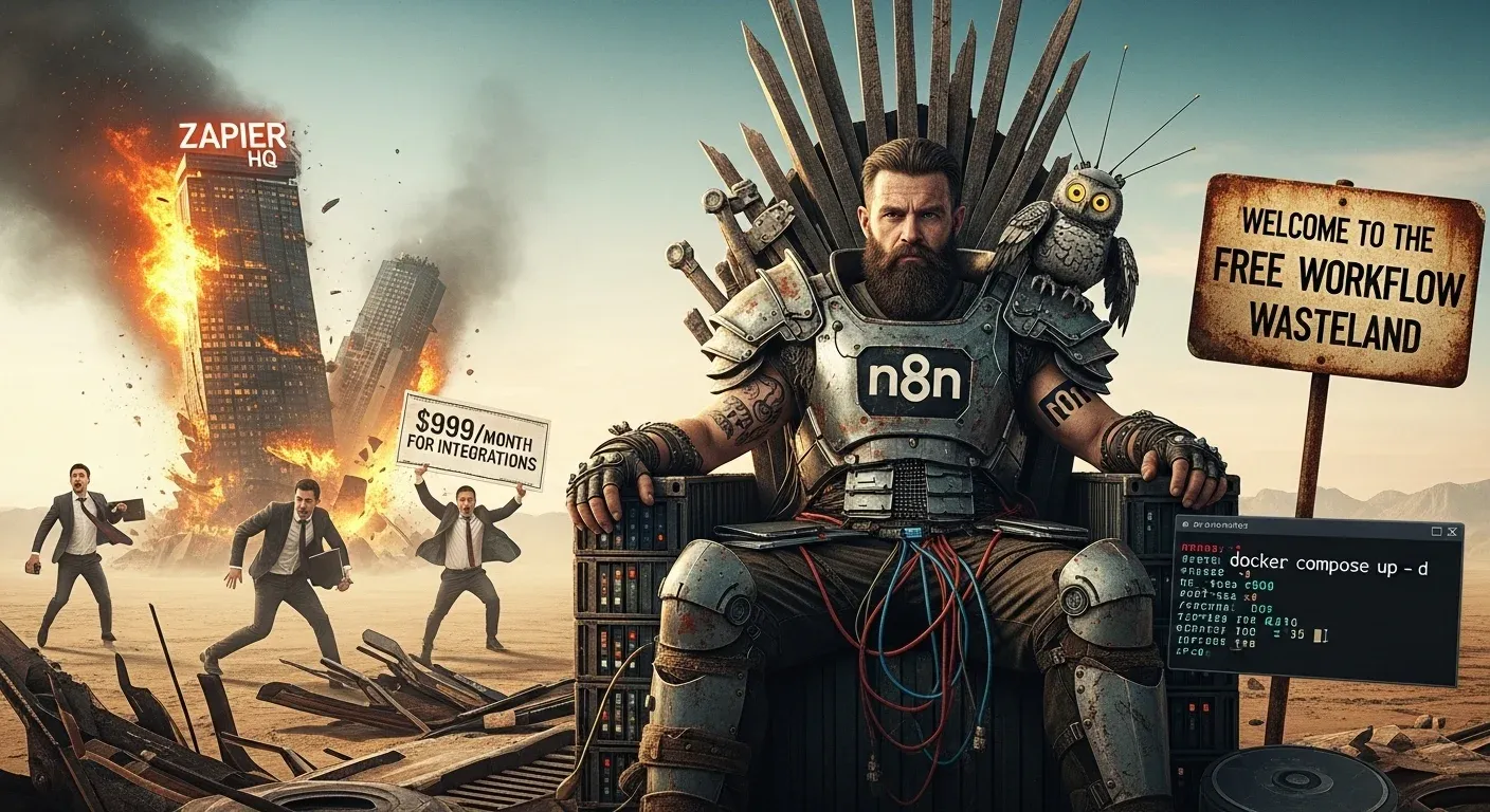 The Ultimate n8n Docker Setup Guide 2025: Because Zapier is Too Mainstream (And Expensive)